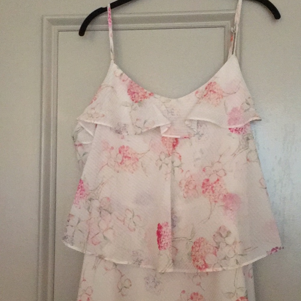 NWOT A new day floral ruffle dress nwot